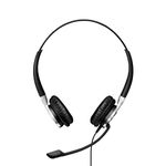 Sennheiser SC 660 USB ML Binaural Diadema Negro, Plata - Auriculares con micrófono (Centro de Llamadas/Oficina, Binaural, Diadema, Negro, Plata, Alámbrico, 2,9 m)