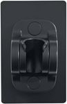 YICI Handheld Shower Bracket Shower Head Holder No Drilling 12cm Strong Adhesive Hand Shower Holder Angle Adjustable (Regular Black Style)