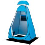 BRIAN & DANY Pop Up Toilet Tent, Portable Shower Tent, Privacy Changing Tent, Camping Toilet Tent for Hiking Beach, UPF 50+ & Waterproof, 120 x 120 x 190cm, Blue