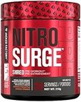 NITROSURGE Shred Thermogenic Pre Workout Supplement - Energy Booster, Instant Strength Gains, Sharp Focus, Powerful Pumps - Nitric Oxide Booster & PreWorkout Powder - 30Sv, Orange Pineapple