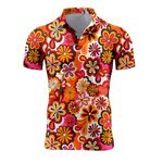 VUGOTU Mens 70s Golf Shirts for Men,Funny Golf Shirts for Men Short Sleeve,Mens 70s Shirt 70s Outfits for Men, 70s01, X-Large