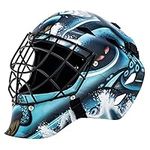 Franklin Sports Seattle Kraken NHL Hockey Goalie Face Mask - Goalie Mask for Kids Street Hockey - Youth NHL Team Street Hockey Masks 74005F36E2