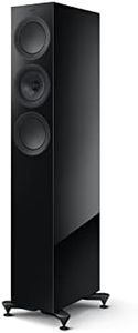 KEF R5 Meta Compact 3 Way Floorstanding Speaker - Each (Gloss Black)