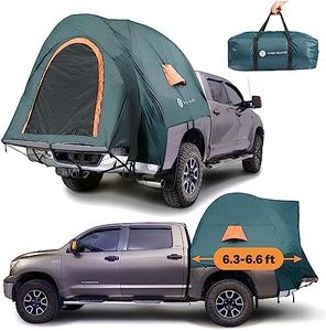 WISE MOOSE Truck Bed Tent - Fits Truck Tents for Camping 6.3-6.5 ft Bed, Waterproof & Windproof Pickup Truck Tent 6.5 Foot Bed, Sturdy Truck Bed Camper Shell with Carry Bag