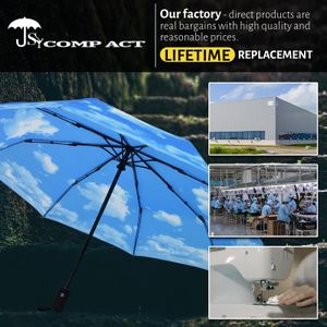 SY COMPACT Windproof Travel Umbrella – Lightweight & Portable