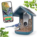 BIRD BUDDY Original Smart Bird Feeder with Camera Solar Powered. High Resolution AI Camera for Beautiful Close-up Shots and a Unique Bird Watching Experience