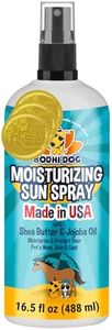 Bodhi Dog Sunscreen Moisturizing Pet Sun Spray (16.5 Fl Oz) - Safe for Dogs, Cats & Horses - Natural Protection for Skin, Coat, Nose, Ears - Hydrating & Non-Toxic - Made in USA