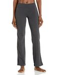 Spalding Women's Bootleg Yoga Pant, Charcoal Heather, M