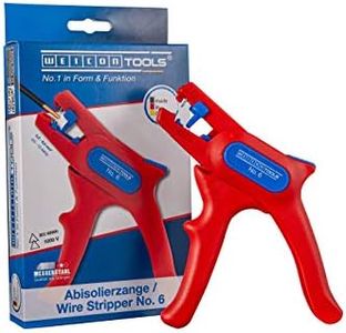 WEICON TOOLS Tenaza Pelacable No. 6 Automática, Rango de trabajo 0,2-6 mm², Trabajar con una tensión de hasta 1000 voltios