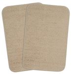 SARAL HOME EASY LIVING Solid Modern Bath Mat (Beige, Microfiber, 35X50 Cm), Large Rectangle