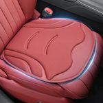 HOLDCY 2Pcs Car Seat Cushion – Ergonomic Comfort, Breathable Material, and Universal Fit, Anti-Slip Bottom for Secure Fit – Ideal for Cars, Office Chairs, and Long-Haul Trucks (Red)