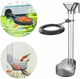 UPETTOOLS Shrimp Feeding Dish Set, Aquarium Fish Feeder Tube Kit with Feeding Ring,Cleaning Brush for Fish Tank