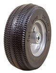 Marathon 2.80/2.50-4" Flat Free Tire on Wheel, 3" Hub, 3/4" Bearings