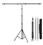 Yugam® Photography T-shaped Background Stand ,6ft Wide 9ft Tall Adjustable Support Photo Studio with (T stand Only)