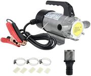 YaeMarine Fuel Transfer Pump 12V 10.5GPM 40L/min DC Electric Fuel Transfer Oil and Water Change Pump Diesel Kerosene Biodiesel Fluid Extractor Suction Pump