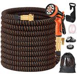 Garden Hose, 100FT Durable Expandable Garden Hose with Flexible Hose Pipe Technology for Easy Watering, Lightweight & Kink-Free Design for Home and Garden