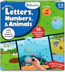 Skillmatics Magnetic Matching Activity - Letters, Numbers & Animals, Preschool Learning Toy & Game for Kids, 35+ Magnetic Pieces, Gifts for Boys & Girls Ages 3, 4, 5, 6