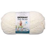 Bernat Baby Blanket Yarn, 10.5 Ounce, Vanilla, Single Ball
