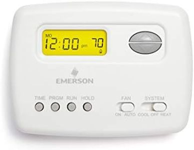 Emerson 1F78-151 Single-Stage Programmable Digital Thermostat, 5-2 Day