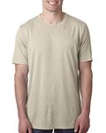 Next Level 6200 Men's Basic Poly/Cotton Tee T shirt - Cream 6200 S