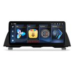 XTRONS 12.3 inch Android 13 Car Stereo Octa Core 4+64GB, iDrive System Retained Radio Player Built-in 4G DSP Car Play GPS Sat Nav, Support DAB+ AHD Camera OBD DVR for 5 series F10/F11 CIC System