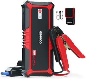 GOOLOO Portable Lithium Jump Starter 3000A Peak Car Starter for Up to 9L Gas or 7L Diesel Engine 12V Car Battery Booster Pack, Power Bank with USB Quick Charge, Type-C Port