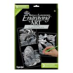 Royal Brush and Langnickel Engraving Art 3 Design Value Pack, Silver