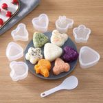 Sushi Box Set, Rice Ball Mold 8 Pcs