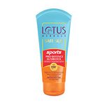 Lotus Herbals Safe Sun Sports Pro-Defence Sunblock | SPF 100 | PA+++ | Preservative Free | Anti-Pollution | 40g