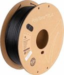 Polymaker Matte PLA Filament 1.75mm Black, 1.75 PLA 3D Printer Filament 1kg - PolyTerra 1.75 PLA Filament Matte Black 3D Printing Filament