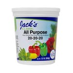 J R Peters Jacks Classic No.1.5 20-20-20 All Purpose Fertilizer