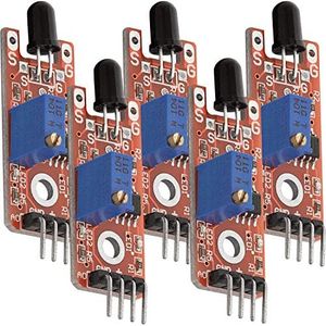AZDelivery 5 x KY-026 Flame Fire Detection Sensor Module compatible with Arduino Including E-Book!