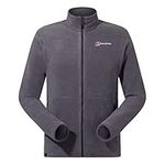 Berghaus Mens Prism Polartec Interactive Jacket, Added Warmth, Smart Fit, Durable Design Fleece, Carbon, M EU