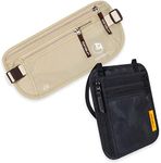 Travel Money Belt and Neck Wallet B