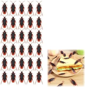 Accesorios de Broma para Halloween,Juguete de Araña Falsa de Plástico Realista,Broma de Cucarachas,Realistas Cucarachas Realistas para Halloween,Broma Falsa Cucaracha Novedad Cucarachas