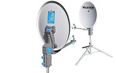 Maxview Precision 65cm Sky Q Satellite Dish and Tripod set perfect for Caravans and Motorhomes