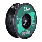 eSUN PLA Plus Filament 1.75mm, PLA Pro PLA+ 3D Printer Filament, Dimensional Accuracy +/- 0.03mm, 2.2 LBS (1KG) Spool 3D Printing Consumables for Most FDM 3D Printers, Black