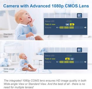VTech 7" HD Baby Monitor – High-Resolution Video Display