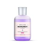 BNG Acrylic Liquid Nail Monomer 150ML Professional MMA Free Monomer Liquids For Nails Art Acrylic Powder Extension, Non-Yellowing Formula, 5.1 OZ Purple