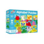 Galt Alphabet Puzzles - Fun and Colourful Early Learning 2 Pc Jigsaw Puzzles - Set of 26 Two Piece Puzzles for Kids - Develop Letter Recognition and Matching Skills - Children Ages 3 to 5 Years Old