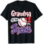 Grandma of Rookie 1st Baseball Birthday Party Theme Matching T-Shirt