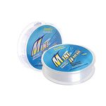 Rifrpha 2 Pcs Nylon Fishing Line 8.0 Spool 100 Meters Monofilament Fishing Line Monofilament Fishing Wire Strong and Transparent Invisible Monofilament Wire for Eel, Trout, Carp