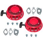 Ruma 2 Pack Pull Start Recoil Starter Assembly for Honda GX240 GX270 8HP 9HP Engine