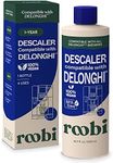 DeLonghi Compatible Descaling Solution. Clean & Descale your DeLonghi Coffee Maker. 4 Uses, Single Bottle. Eco-Friendly Carbon Neutral Maintenance Kit.