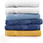 LANE LINEN Hand Towels for Bathroom Set, 6 Piece 100% Cotton Super Absorbent Bathroom Hand Towels Set, Ultra Soft Large Hand Towels, Premium Cotton Hotel Quality Towels - Multi Color