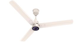 Polycab Wizzy Plus LED BLDC Ceiling Fan 1200mm|BEE 5 Star Rated, Higher Air Delivery|LED Indicator,Reverse,Boost,Sleep and Breeze Mode,Free Installation |3 Years Warranty (Beige Rosegold)