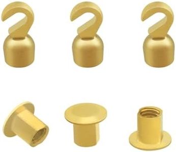 Shell Hook and Nut Set Fit for Older Style Grandfather or Grandmother Clock Weight Shell Hook and Nut, 3PCS