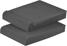 Studio Monitor Isolation Pads for 5 Inch Monitors，Made of High Density Acoustic Foam, 2 Packs Sound Dampening Speaker Riser Foam to Prevent Vibrations