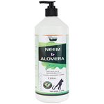 Medilogy Biotech Dog Shampoo Neem Aloe Vera 1 Litre Ayurvedic White Color Promotes Healthy Skin Coat Anti Bacterial Anti Fungal Anti Itch Anti Inflammatory, 1 Liters