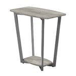 Convenience Concepts Graystone End Table, Faux Birch / Slate Gray Frame